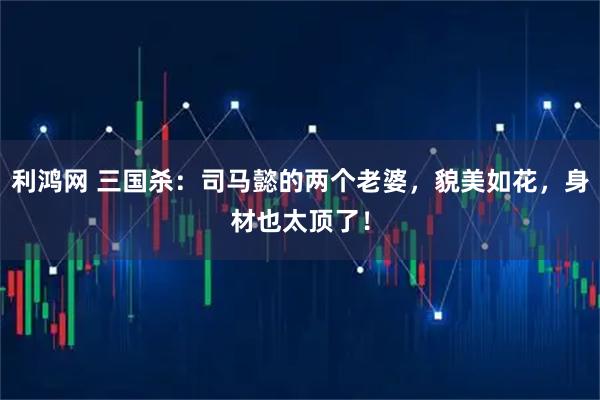 利鸿网 三国杀：司马懿的两个老婆，貌美如花，身材也太顶了！